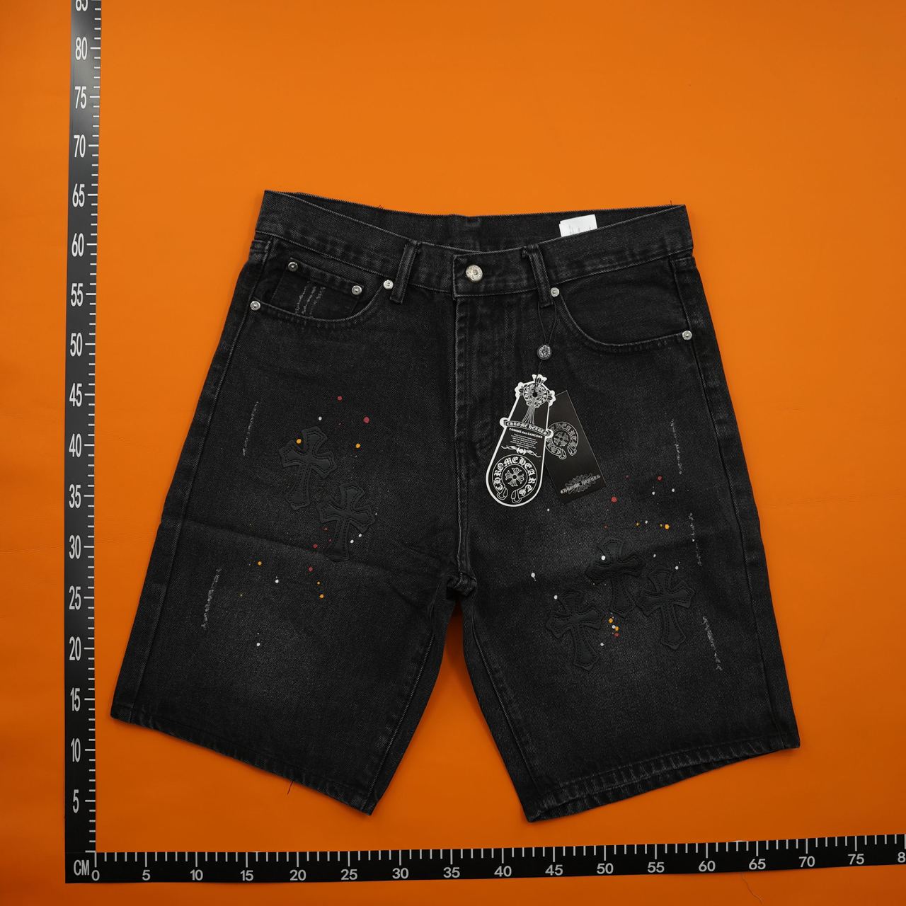 Chrome Hearts Jeans Short     -2