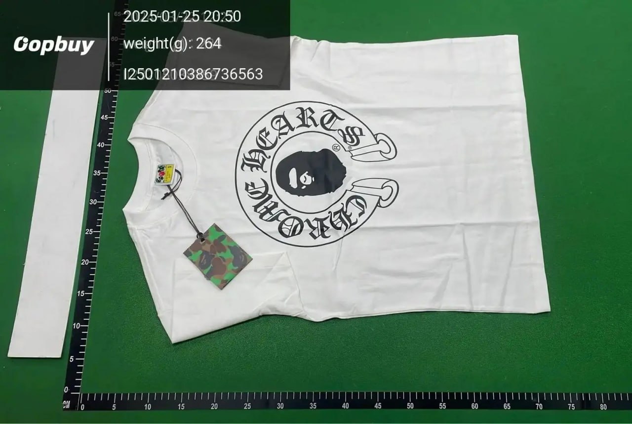 Bape x Chrome Hearts Tee