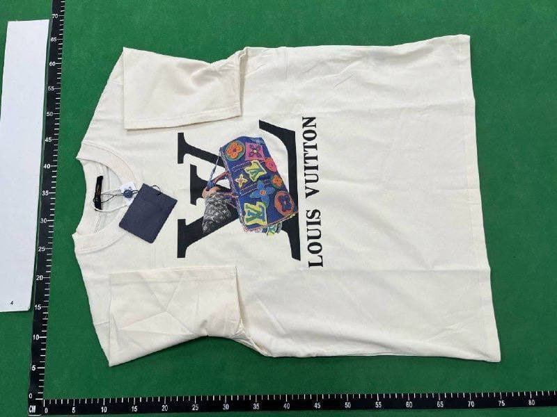 Louis Vuitton T-Shirts [Multiple Designs Including Monogram, Rainbow Logo, and Embroidered LV] -3