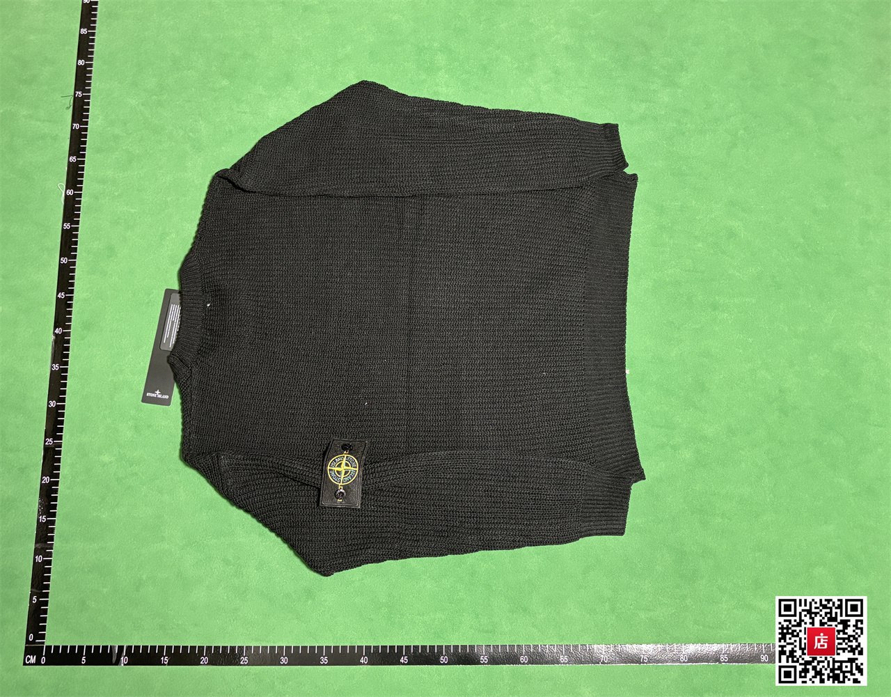 Stone Island Ribbed V-Neck Sweater [14 Colors Available] -1