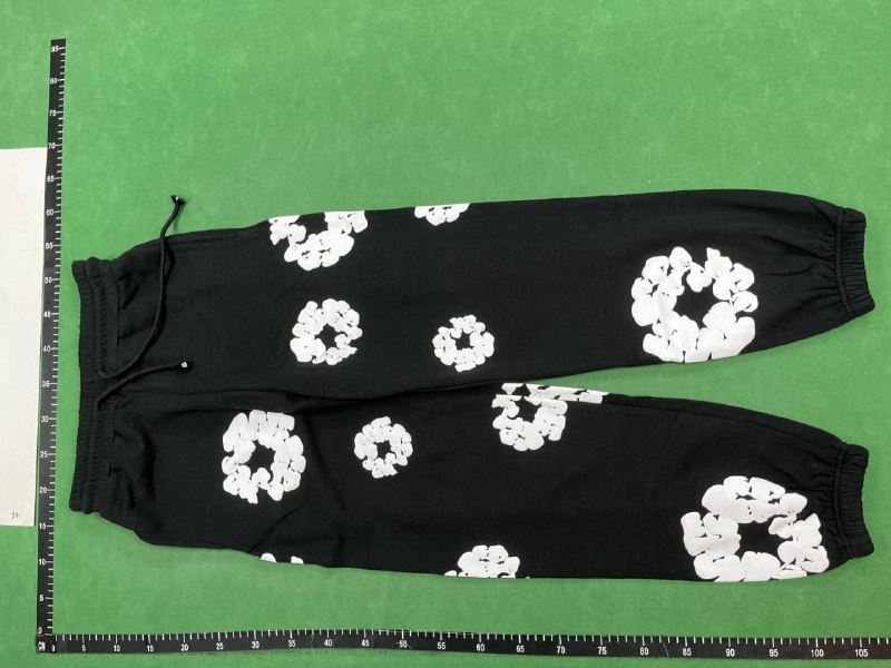 Denim Tears Flower Print Hoodie & Jogger Set -3