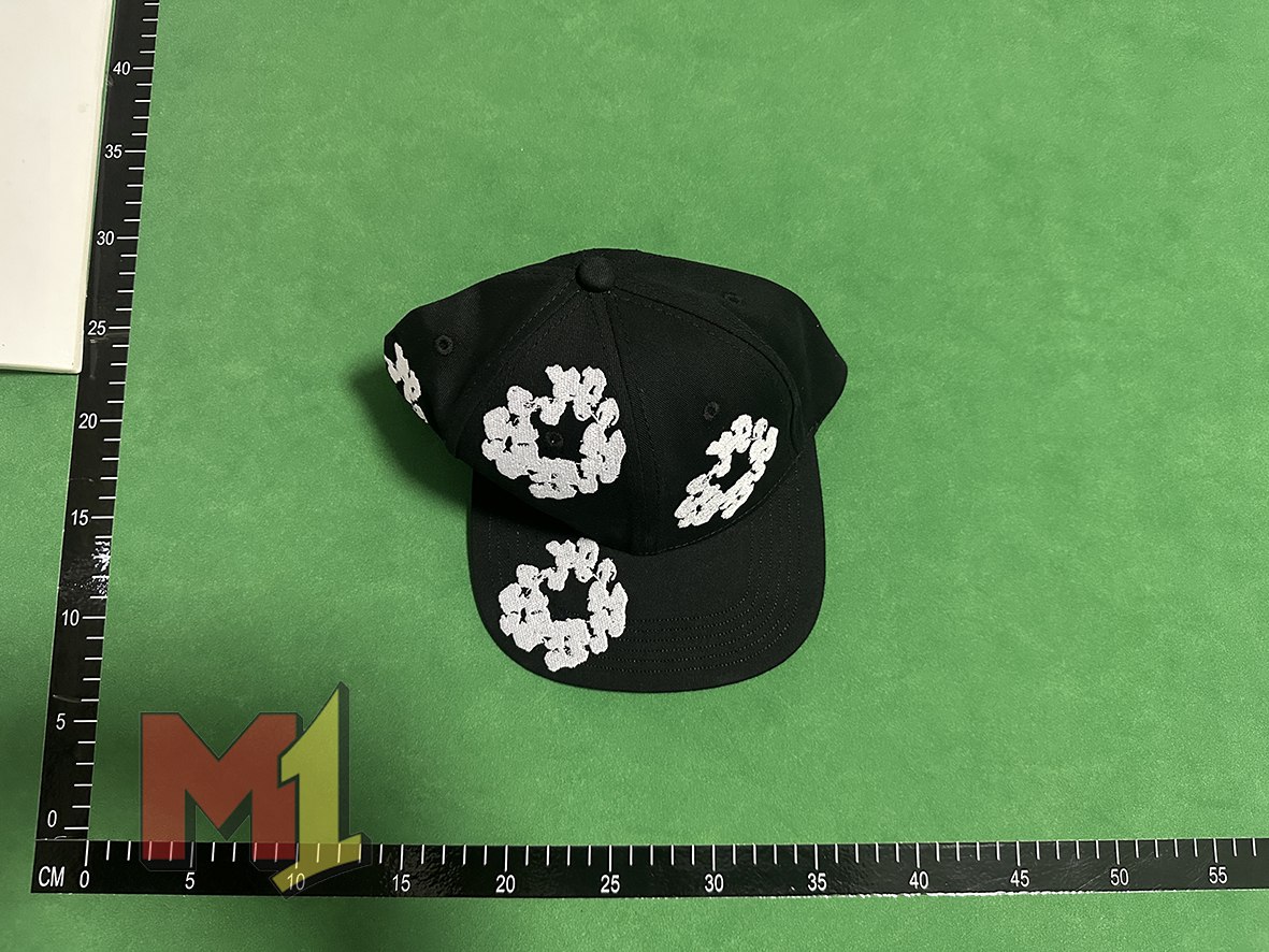 DENIM TEARS Flower Print Snapback Hat -2
