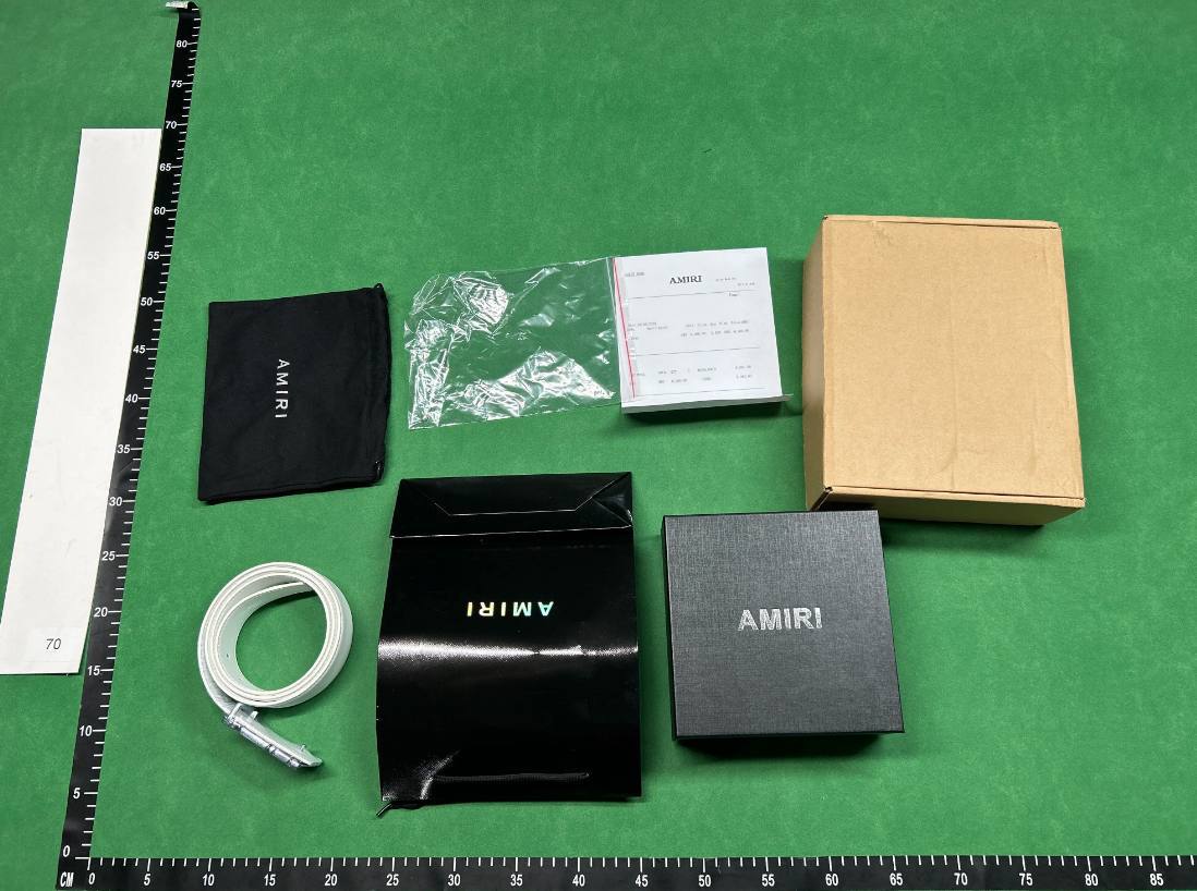 AMIRI Logo Buckle Belt -1