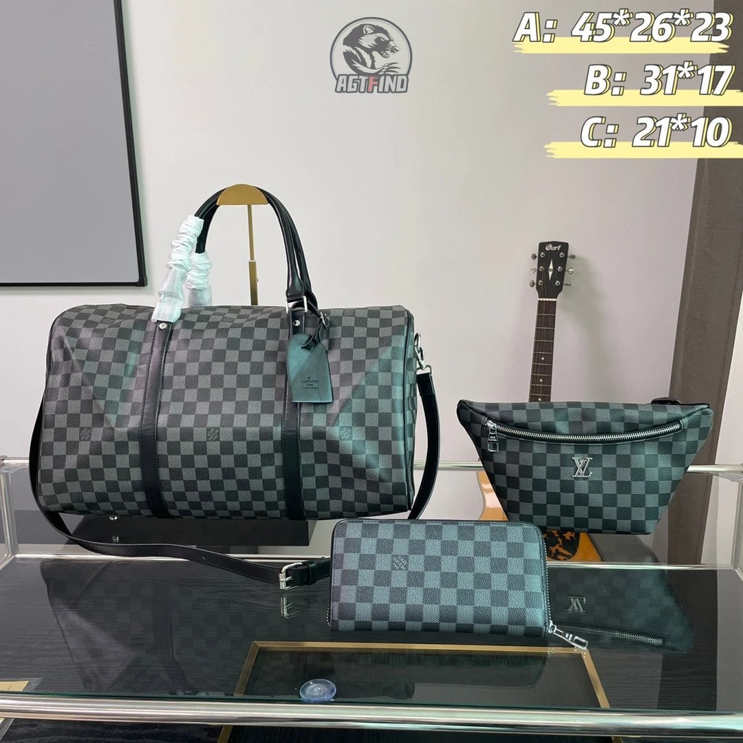 Burberry Vintage Check Accessories Three-Piece Set -3