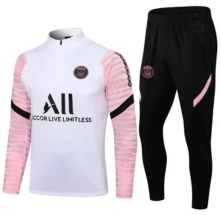 Chelsea training suit football uniform long sleeve main suit half zip jersey-1111                   -5