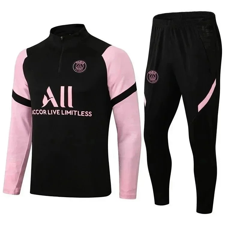 Chelsea training suit football uniform long sleeve main suit half zip jersey-1111                   -7