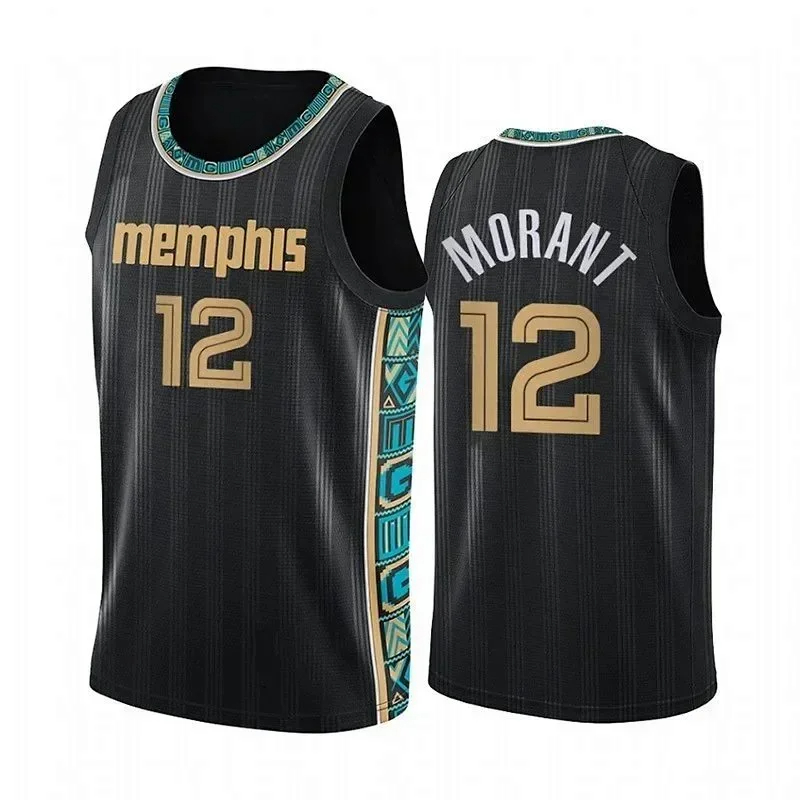 NBA Fashion Morant basketball vest men's jersey-1927                   -1