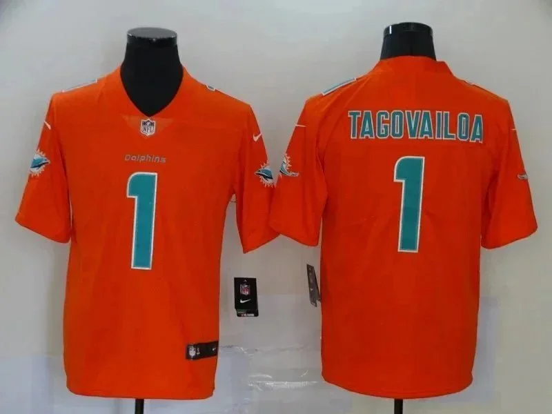 Miami Dolphins Rugby Embroidered Jersey（27 styles)-1940                   -5