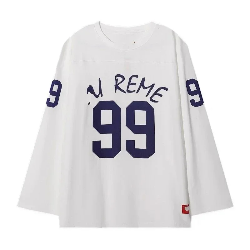 Supreme DUCATI joint SOCCER JERSEY Logo letter print loose short-sleeved football T-shirt-2792                   -3