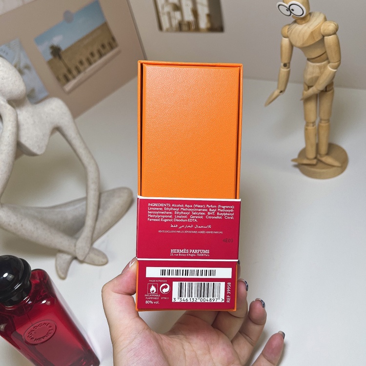 Hermès Bloody Rhubarb & Golden Orange Blossom & Orange Fountain Eau de Toilette & Pink Grapefruit Perfume-3074                   -8