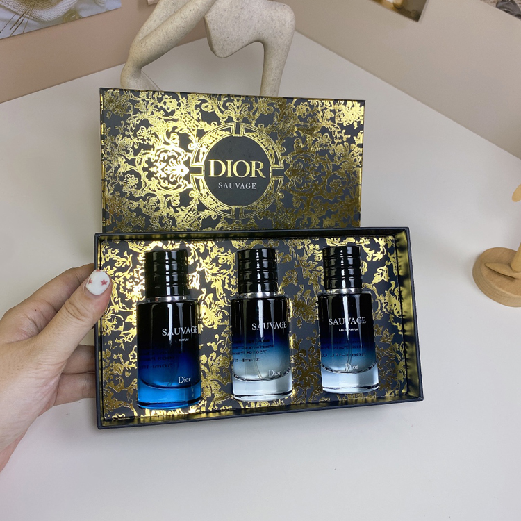 Dior Wilderness 3-piece gold box perfume-3067                   -2